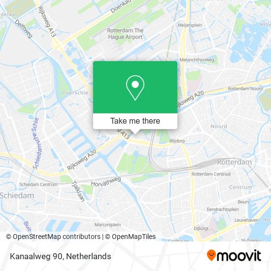 Kanaalweg 90 map