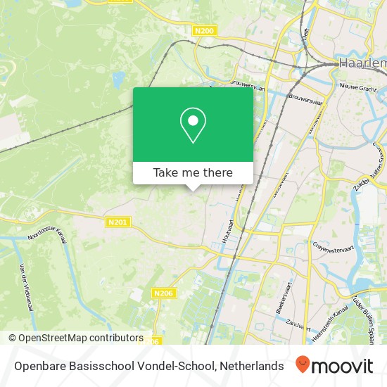Openbare Basisschool Vondel-School, Juliana van Stolberglaan 25 map
