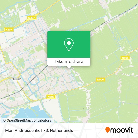 Mari Andriessenhof 73 map