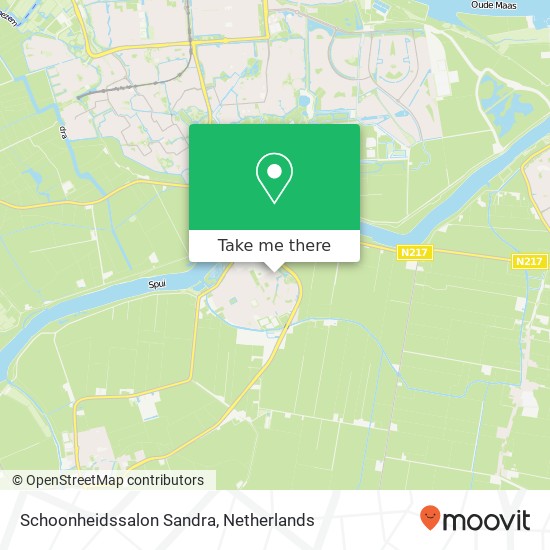 Schoonheidssalon Sandra, Molenwerf 5 map