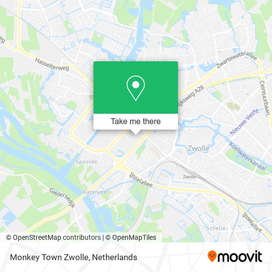 Monkey Town Zwolle Karte
