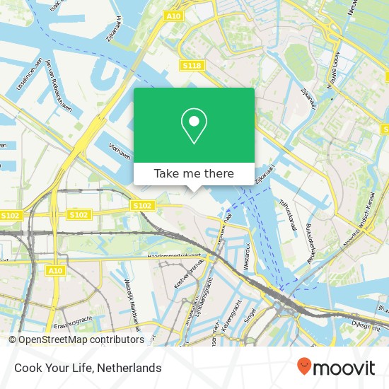 Cook Your Life, Guillaume Derksstraat map