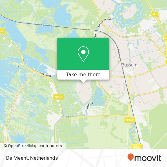 De Meent, De Meent, 1218 Hilversum, Nederland map