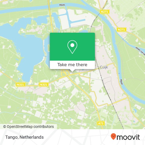 Tango, Raamweg 1 map
