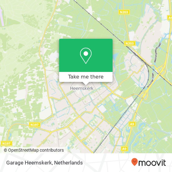 Garage Heemskerk, Maerelaan 24A map