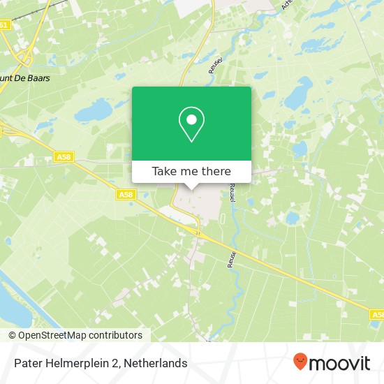 Pater Helmerplein 2, 5066 VH Moergestel map
