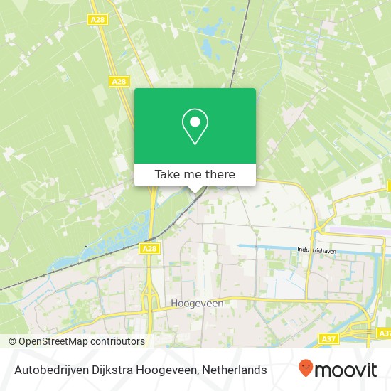 Autobedrijven Dijkstra Hoogeveen, Toldijk 16 map