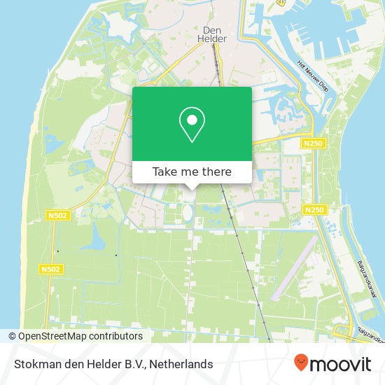 Stokman den Helder B.V., Pastoor Koopmanweg 11 map