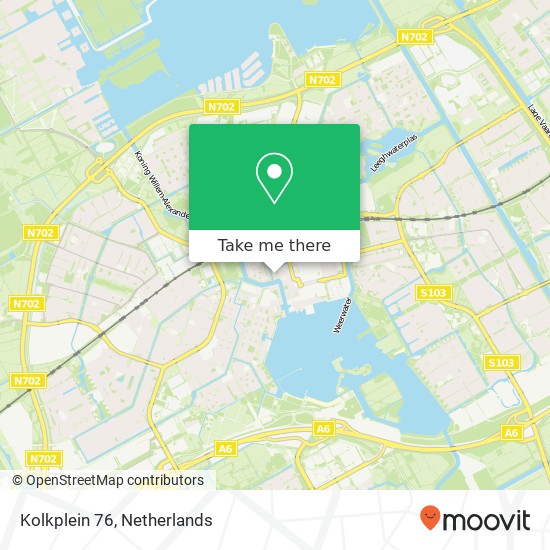 Kolkplein 76, 1315 GX Almere-Stad Karte