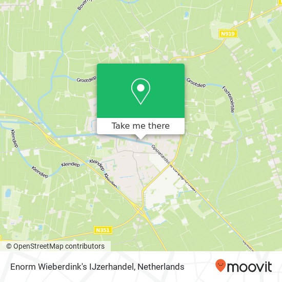 Enorm Wieberdink's IJzerhandel, Molenweg 7 map