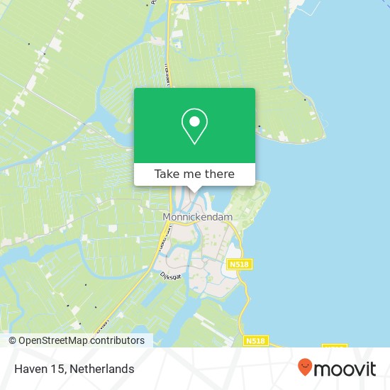 Haven 15, 1141 AZ Monnickendam map