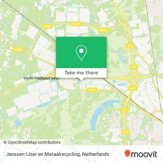 Janssen IJzer en Metaalrecycling, Livingstoneweg 4 map