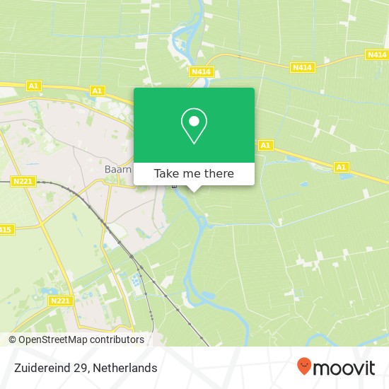 Zuidereind 29, Zuidereind 29, 3741 LG Baarn, Nederland map