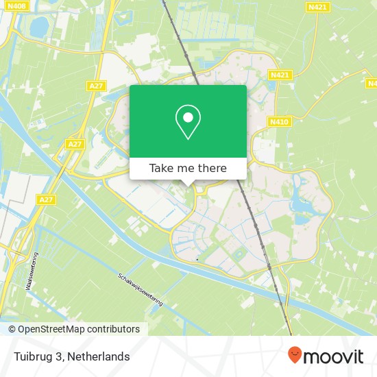 Tuibrug 3, Tuibrug 3, 3991 LC Houten, Nederland Karte