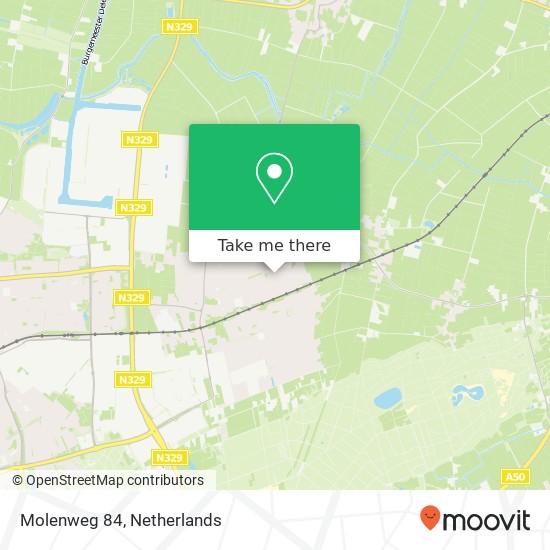 Molenweg 84, 5351 EW Berghem Karte