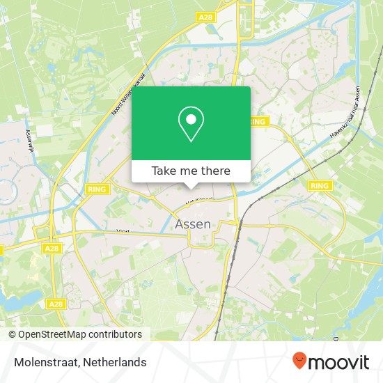 Molenstraat, 9402 Assen map