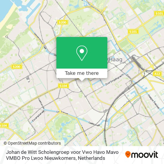 Johan de Witt Scholengroep voor Vwo Havo Mavo VMBO Pro Lwoo Nieuwkomers map