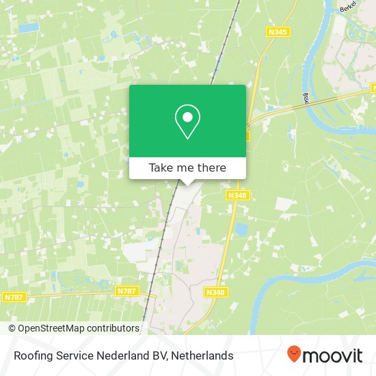 Roofing Service Nederland BV, Mercuriusweg 37 map