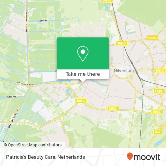 Patricia's Beauty Care, Heidestraat 46 map