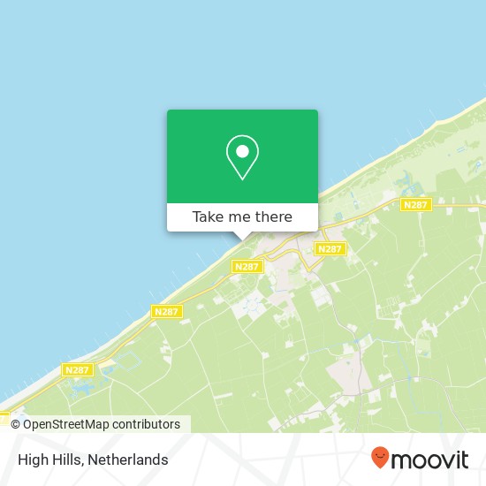 High Hills, Strand Domburg 60 map