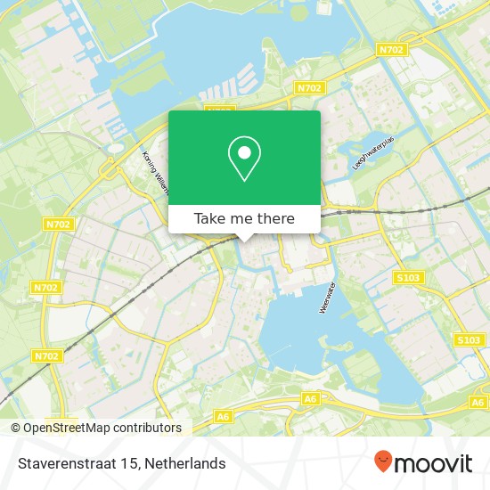 Staverenstraat 15, 1324 BT Almere-Stad map