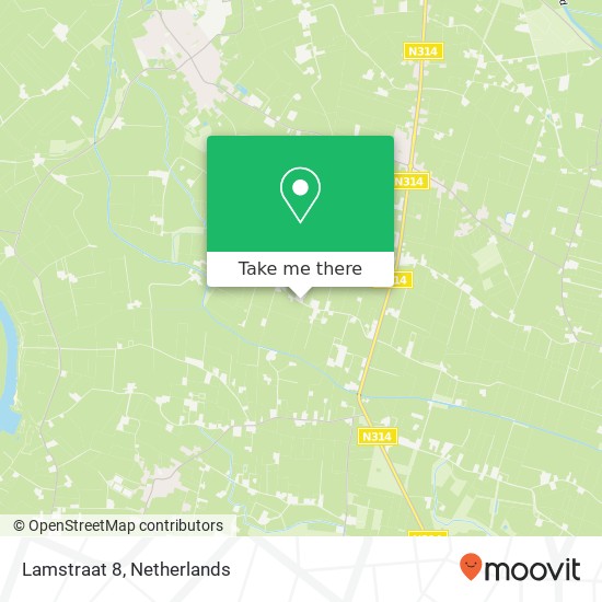 Lamstraat 8, 7227 NB Toldijk map