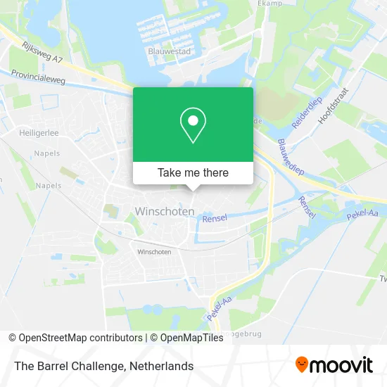 The Barrel Challenge map