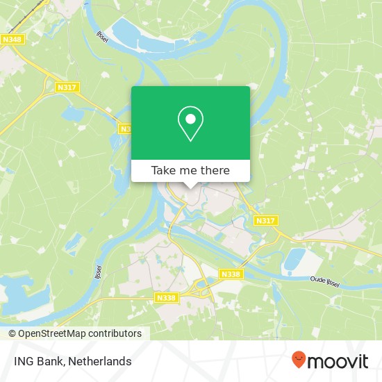 ING Bank, Meipoortstraat 12 map