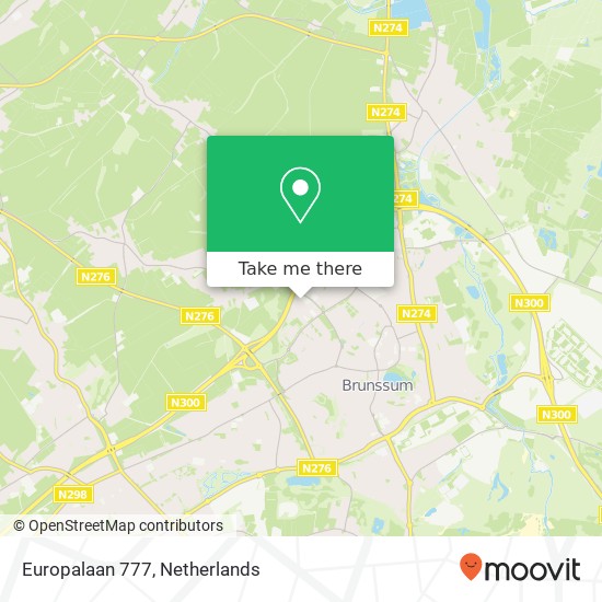 Europalaan 777, 6441 VX Brunssum map