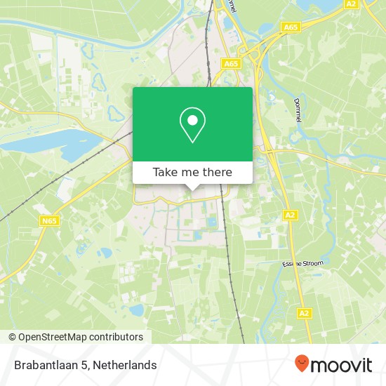 Brabantlaan 5, 5262 GW Vught map