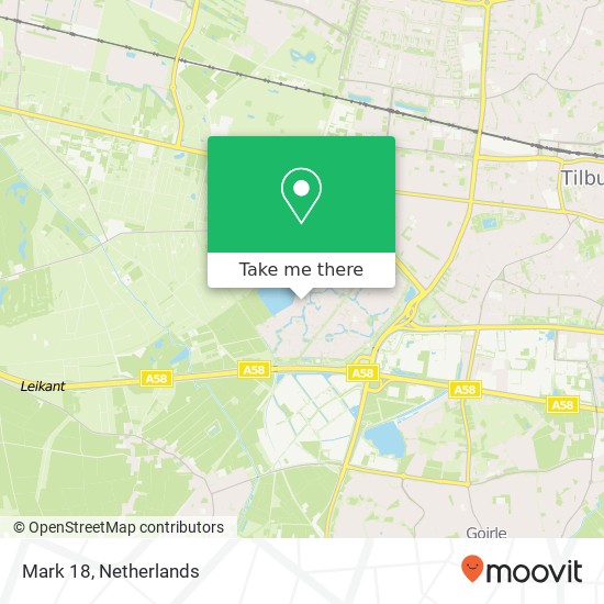 Mark 18, 5032 BJ Tilburg map