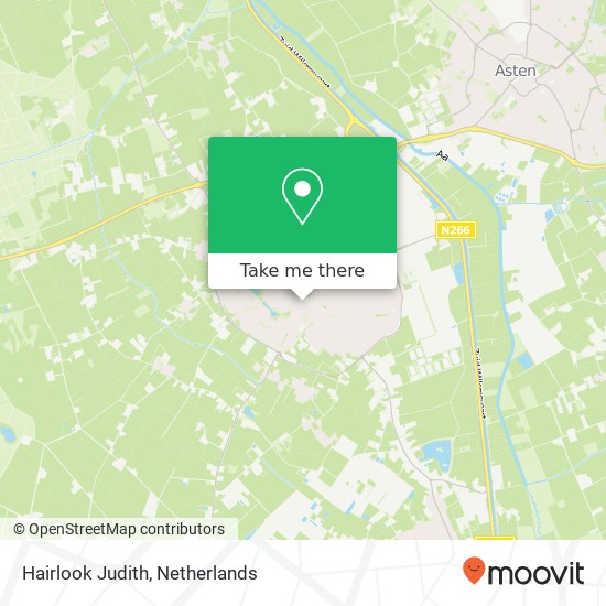 Hairlook Judith, Kerkstraat 1 map