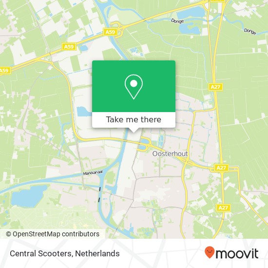 Central Scooters, Vaartweg 11A map