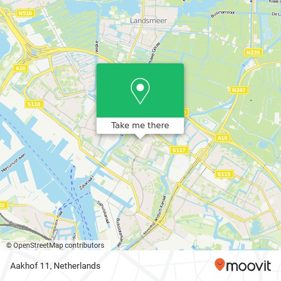 Aakhof 11, 1034 HD Amsterdam map