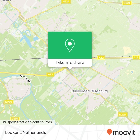 Lookant, 3971 PK Driebergen map