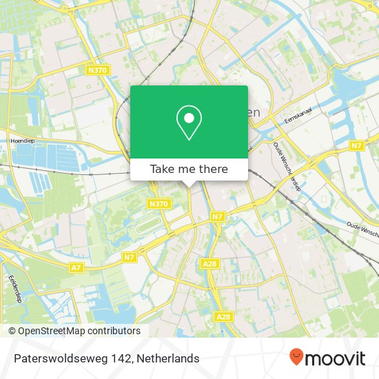 Paterswoldseweg 142, 9727 BM Groningen map