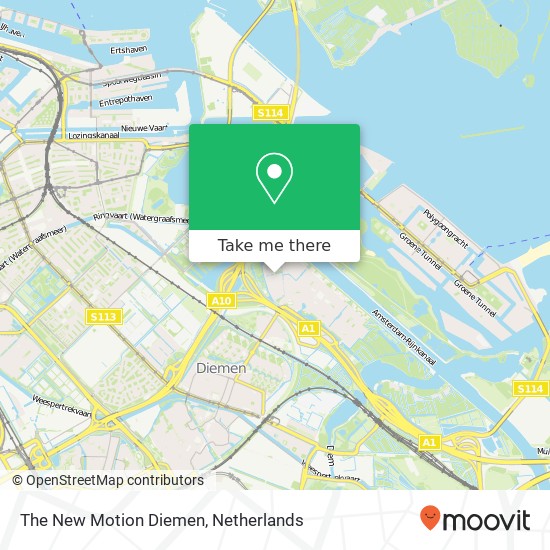 The New Motion Diemen map