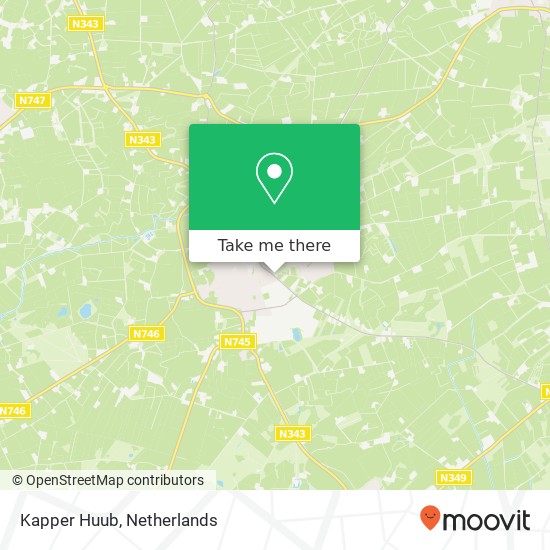 Kapper Huub, Reutummerweg map