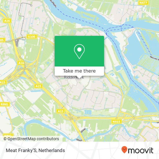 Meat Franky’S, Ringdijk 1 map