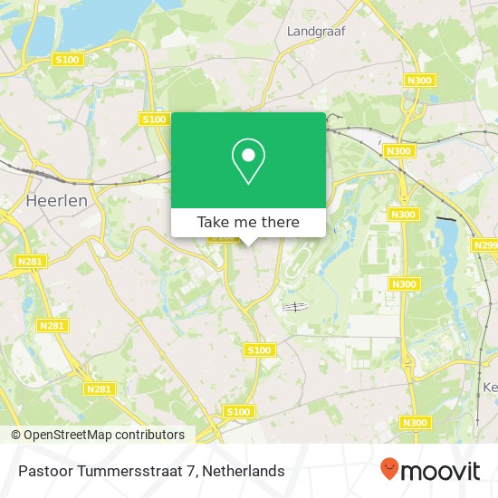 Pastoor Tummersstraat 7, 6372 VC Landgraaf map