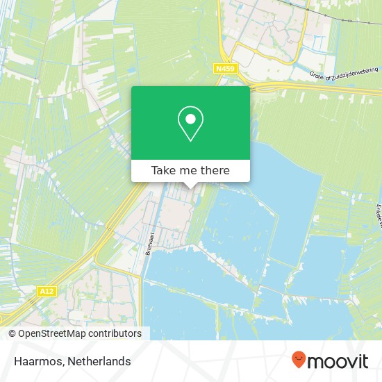 Haarmos, Haarmos, 2811 GT Reeuwijk, Nederland map