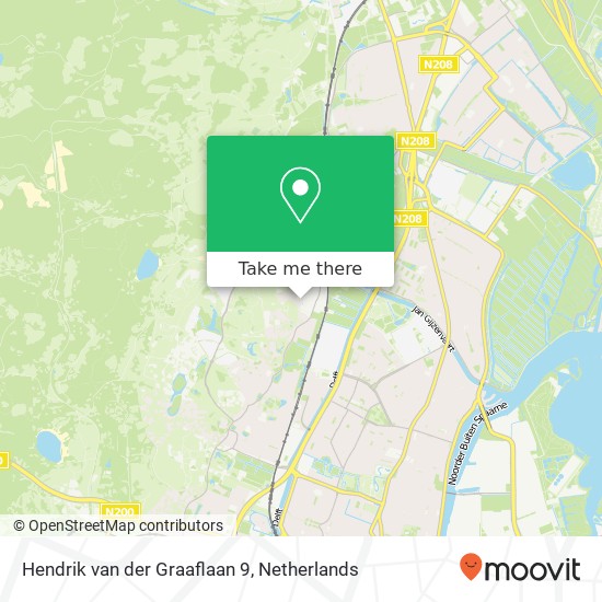 Hendrik van der Graaflaan 9, 2061 LP Bloemendaal map