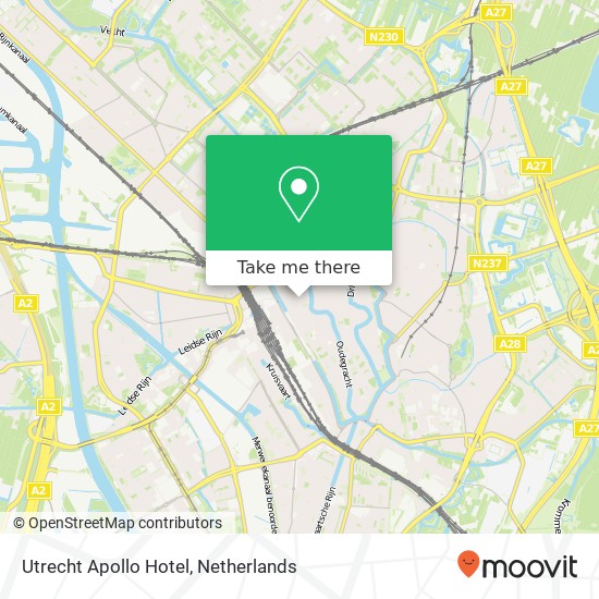 Utrecht Apollo Hotel, Vredenburg 14 map