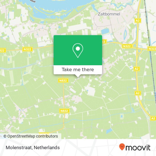 Molenstraat, Molenstraat, Nederland map