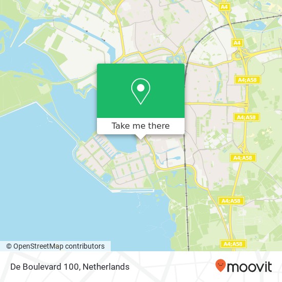 De Boulevard 100, 4617 LZ Bergen op Zoom map