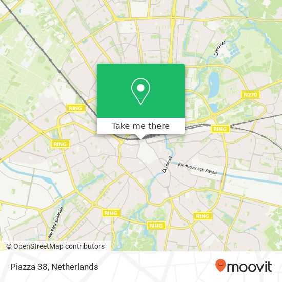Piazza 38, Piazza 38, 5611 AE Eindhoven, Nederland map