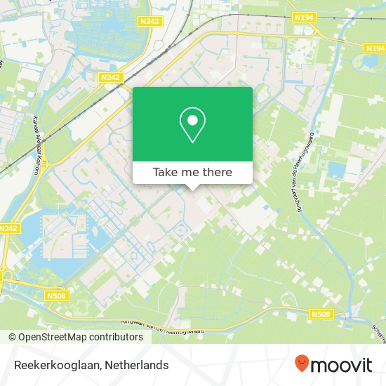 Reekerkooglaan, Reekerkooglaan, Heerhugowaard, Nederland map