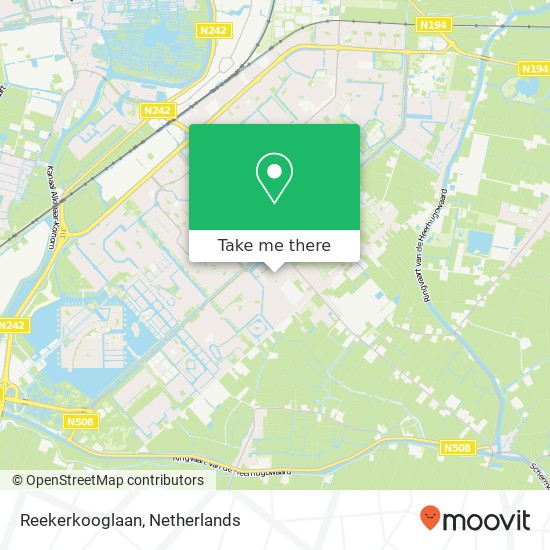 Reekerkooglaan, Reekerkooglaan, Heerhugowaard, Nederland Karte