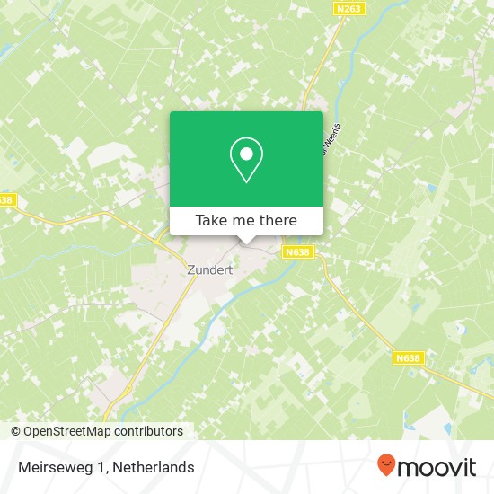 Meirseweg 1, Meirseweg 1, 4881 DH Zundert, Nederland Karte