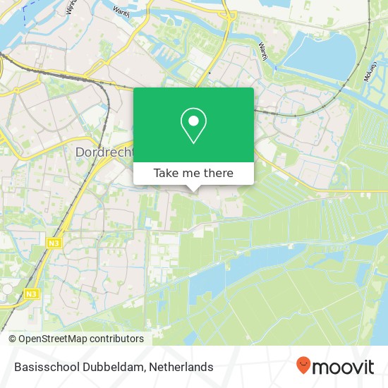 Basisschool Dubbeldam, Eikenlaan map